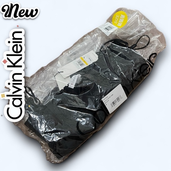 New Calvin Klein Satin Camisole black - Picture 7 of 9